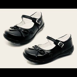 Girls Leather Shoes Student School Shoes 218